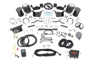 Chevrolet Silverado 2500 HD Air Spring Kit - Rear - Rough Country - Wireless Controller with 7 Inch Lift Kit - '20-'24